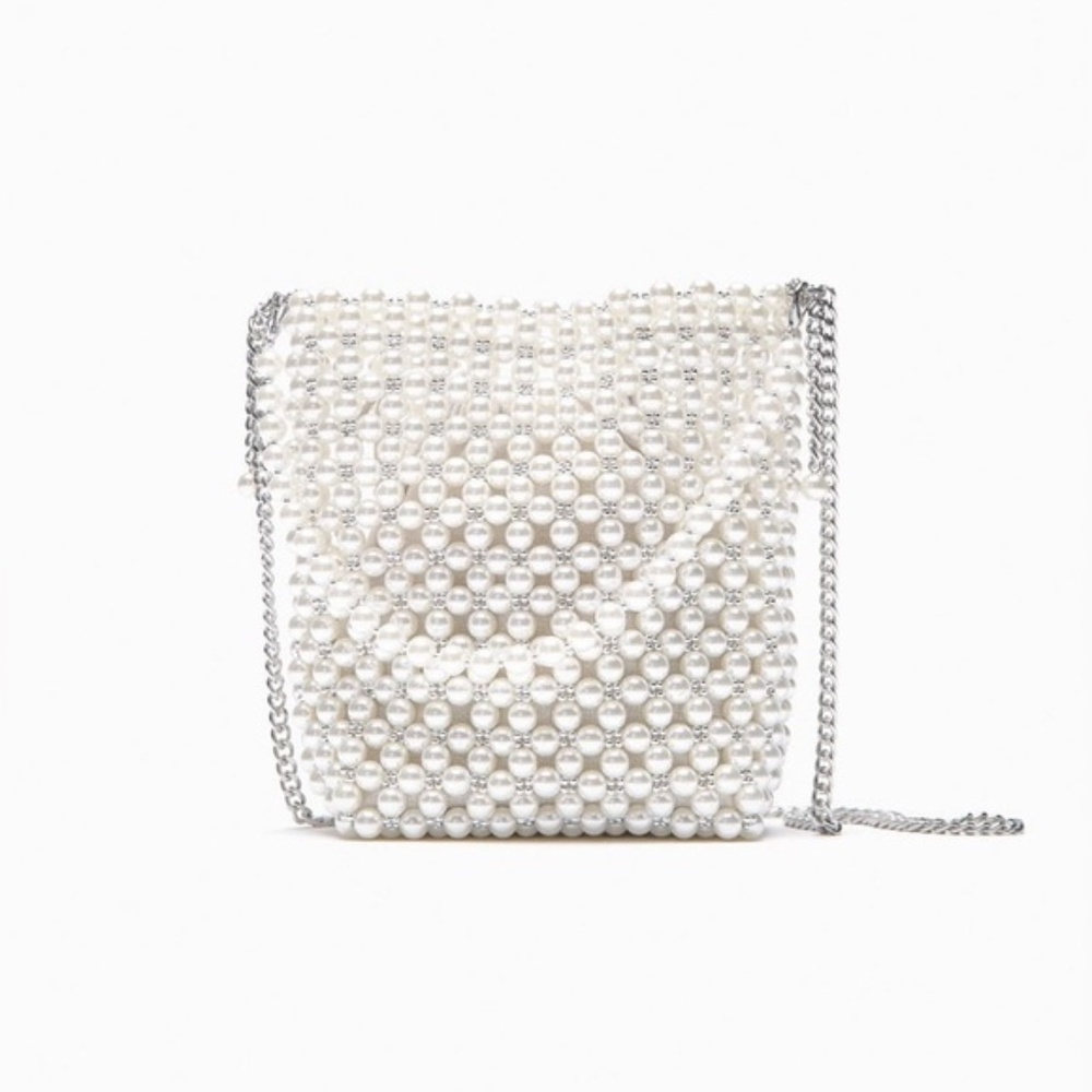 Zara pearl purse, new with tags